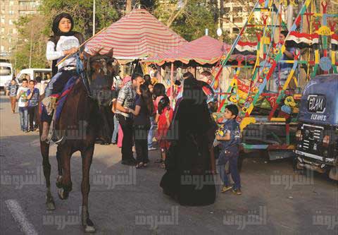 القناطر الخيرية في عيد الفطر- تصوير لبنى طارق